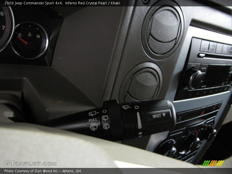 Inferno Red Crystal Pearl / Khaki 2009 Jeep Commander Sport 4x4