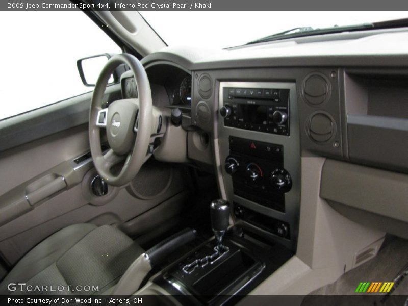 Inferno Red Crystal Pearl / Khaki 2009 Jeep Commander Sport 4x4