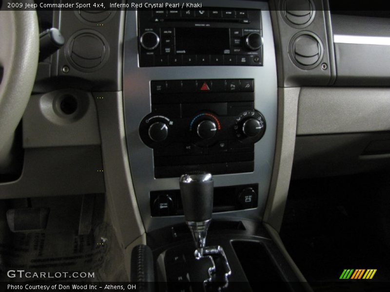Inferno Red Crystal Pearl / Khaki 2009 Jeep Commander Sport 4x4
