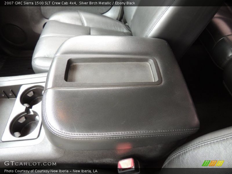 Silver Birch Metallic / Ebony Black 2007 GMC Sierra 1500 SLT Crew Cab 4x4