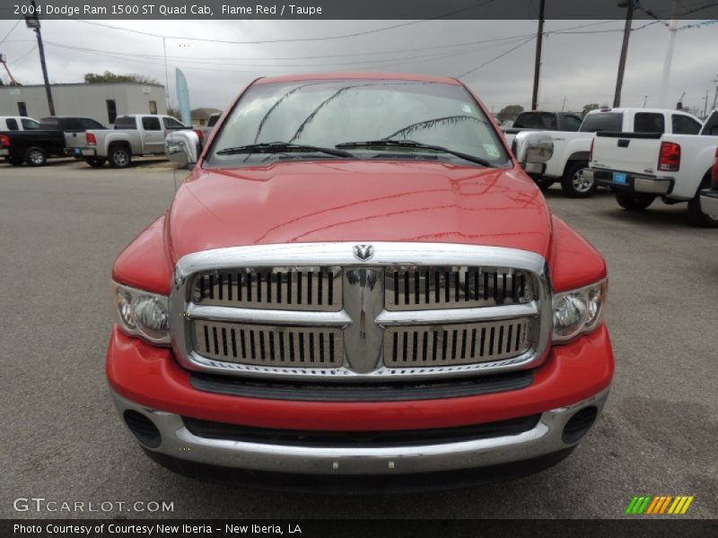 Flame Red / Taupe 2004 Dodge Ram 1500 ST Quad Cab