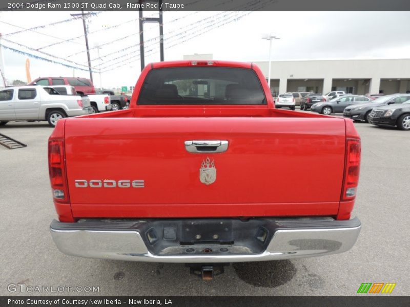 Flame Red / Taupe 2004 Dodge Ram 1500 ST Quad Cab