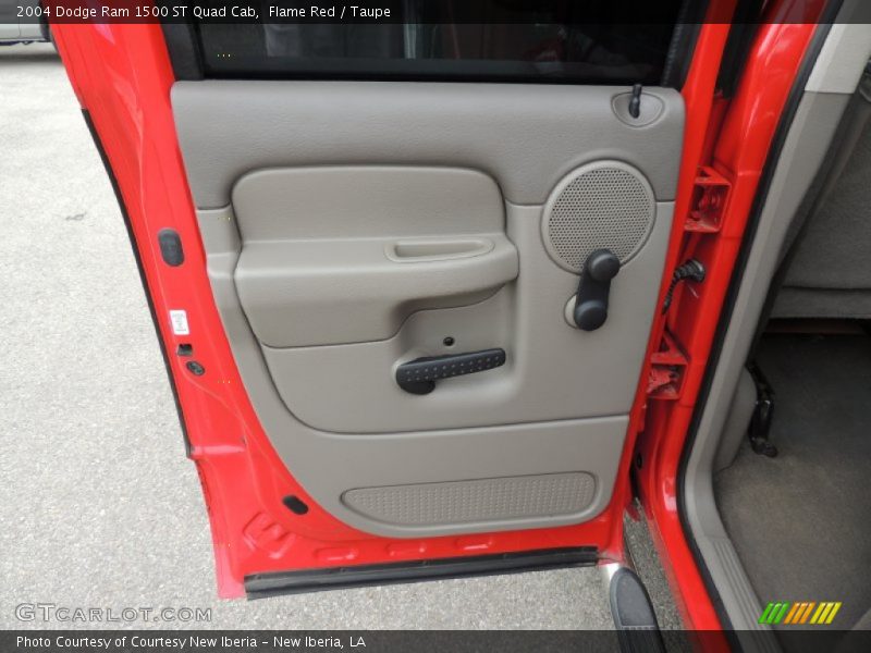 Flame Red / Taupe 2004 Dodge Ram 1500 ST Quad Cab