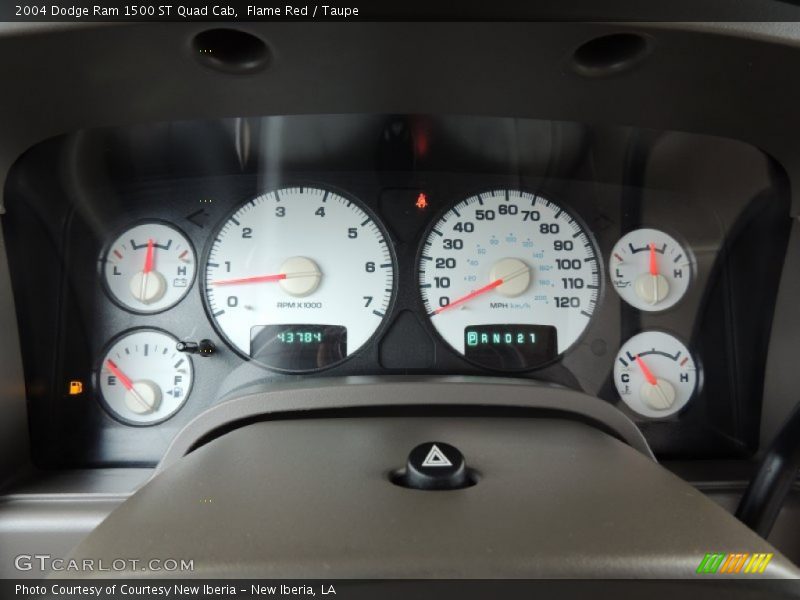  2004 Ram 1500 ST Quad Cab ST Quad Cab Gauges