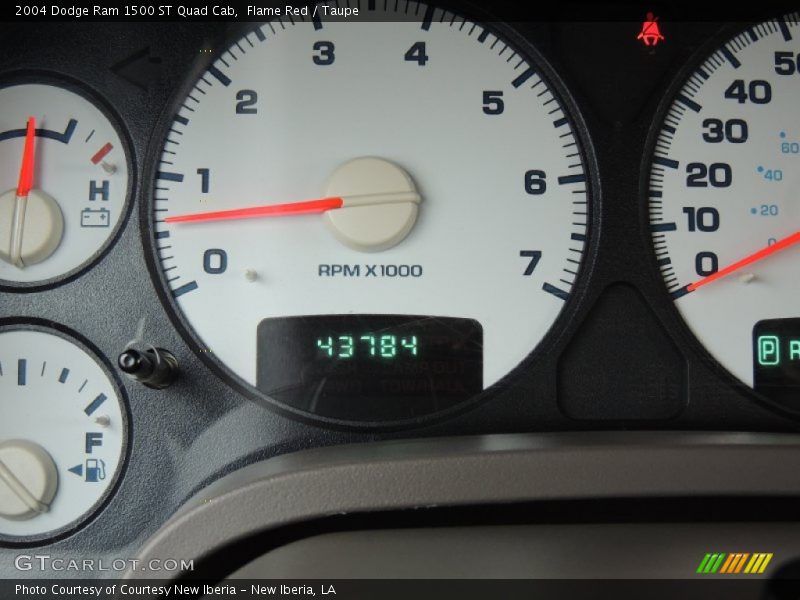 Flame Red / Taupe 2004 Dodge Ram 1500 ST Quad Cab