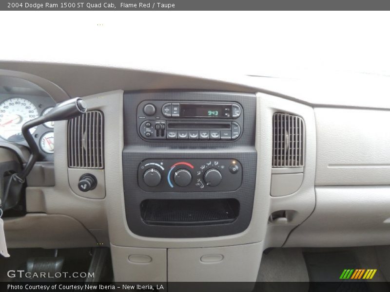 Flame Red / Taupe 2004 Dodge Ram 1500 ST Quad Cab