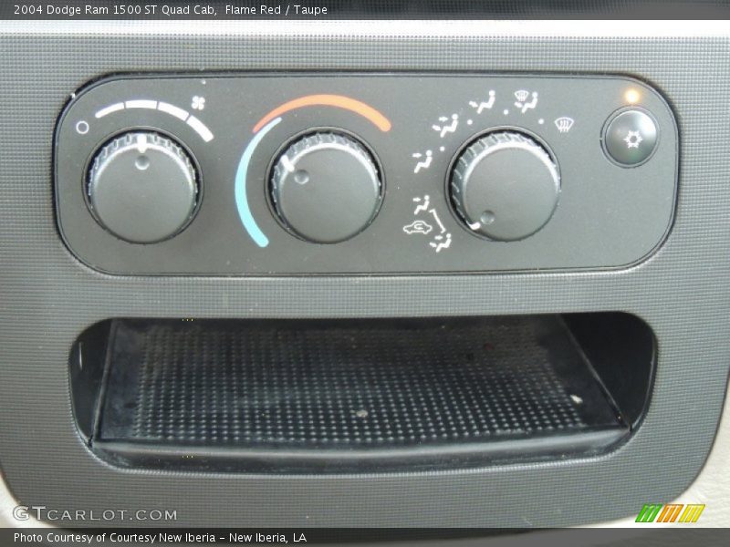 Flame Red / Taupe 2004 Dodge Ram 1500 ST Quad Cab