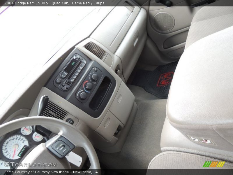 Flame Red / Taupe 2004 Dodge Ram 1500 ST Quad Cab