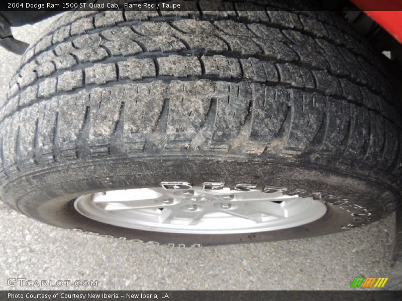 Flame Red / Taupe 2004 Dodge Ram 1500 ST Quad Cab