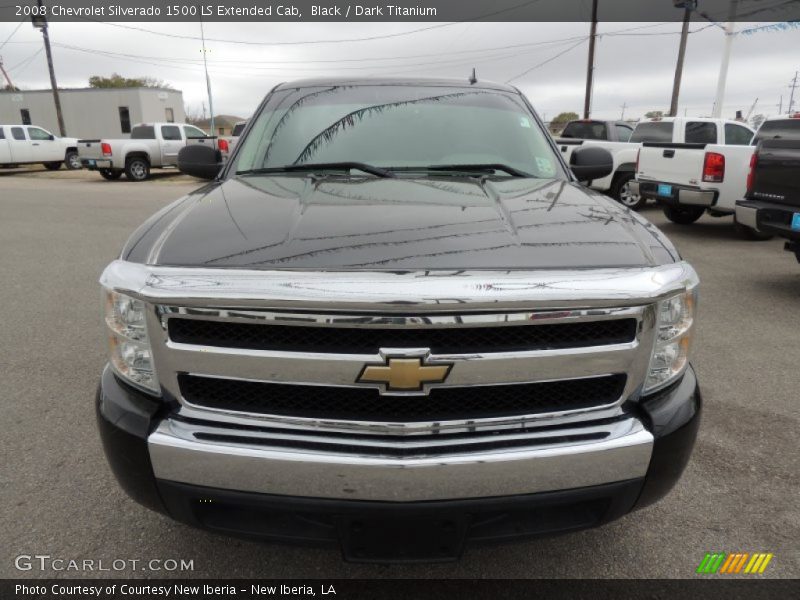 Black / Dark Titanium 2008 Chevrolet Silverado 1500 LS Extended Cab