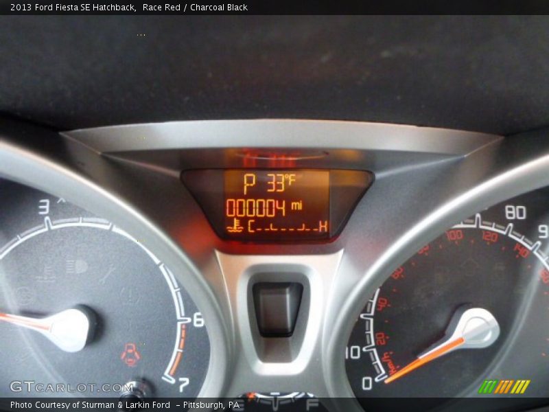 Race Red / Charcoal Black 2013 Ford Fiesta SE Hatchback