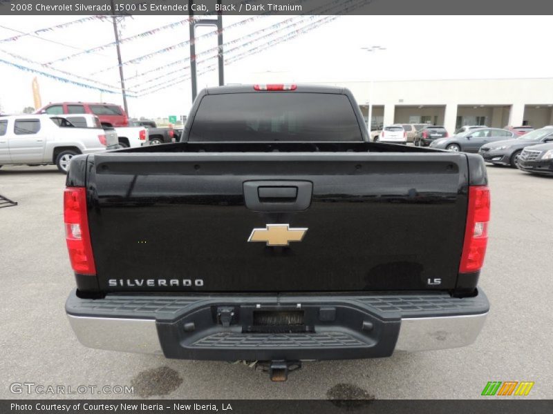 Black / Dark Titanium 2008 Chevrolet Silverado 1500 LS Extended Cab