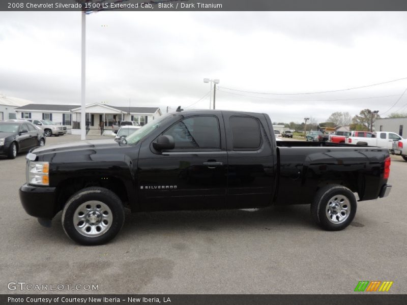 Black / Dark Titanium 2008 Chevrolet Silverado 1500 LS Extended Cab