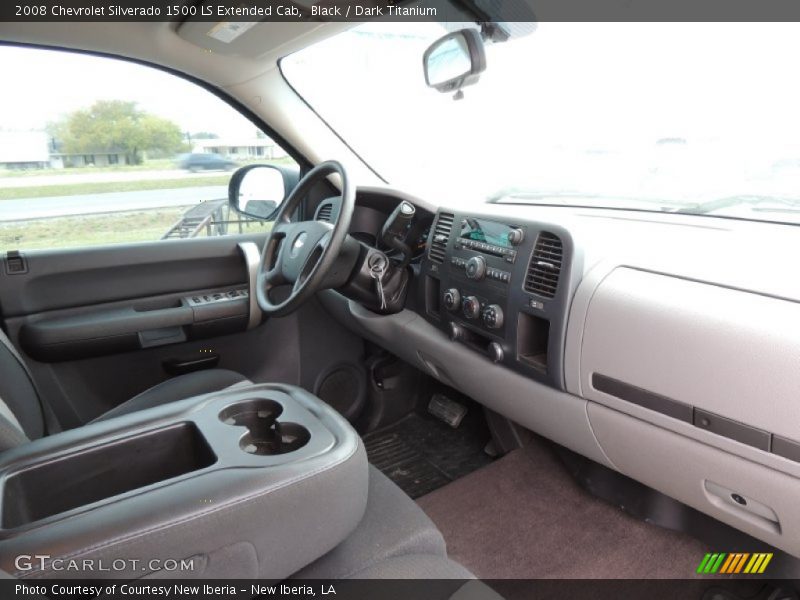 Black / Dark Titanium 2008 Chevrolet Silverado 1500 LS Extended Cab