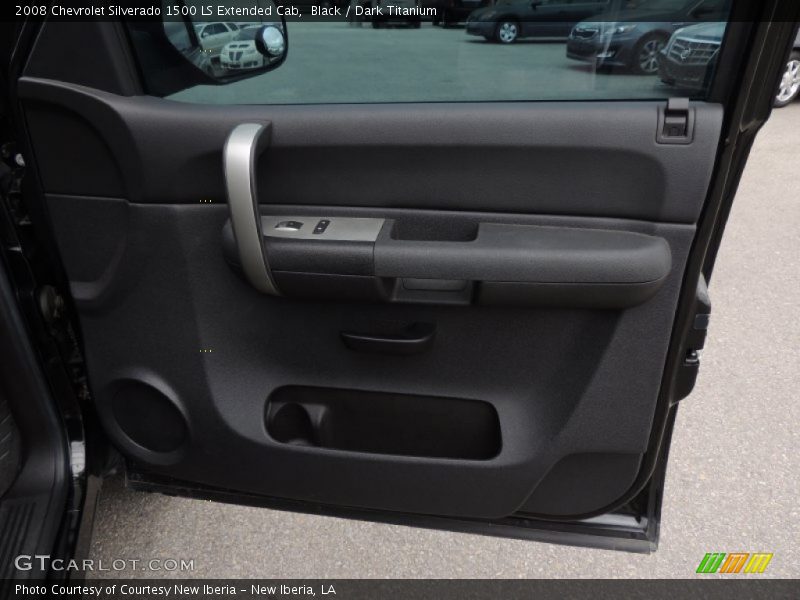 Black / Dark Titanium 2008 Chevrolet Silverado 1500 LS Extended Cab