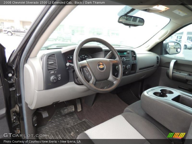 Black / Dark Titanium 2008 Chevrolet Silverado 1500 LS Extended Cab