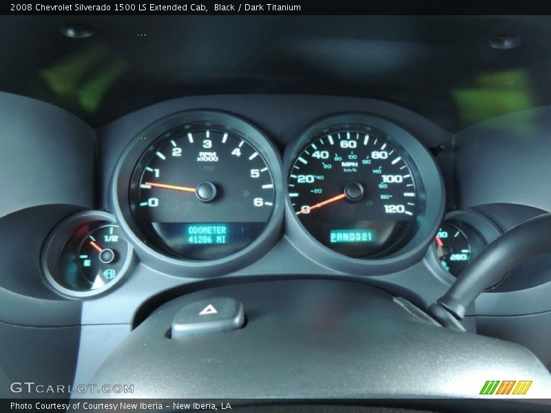 Black / Dark Titanium 2008 Chevrolet Silverado 1500 LS Extended Cab