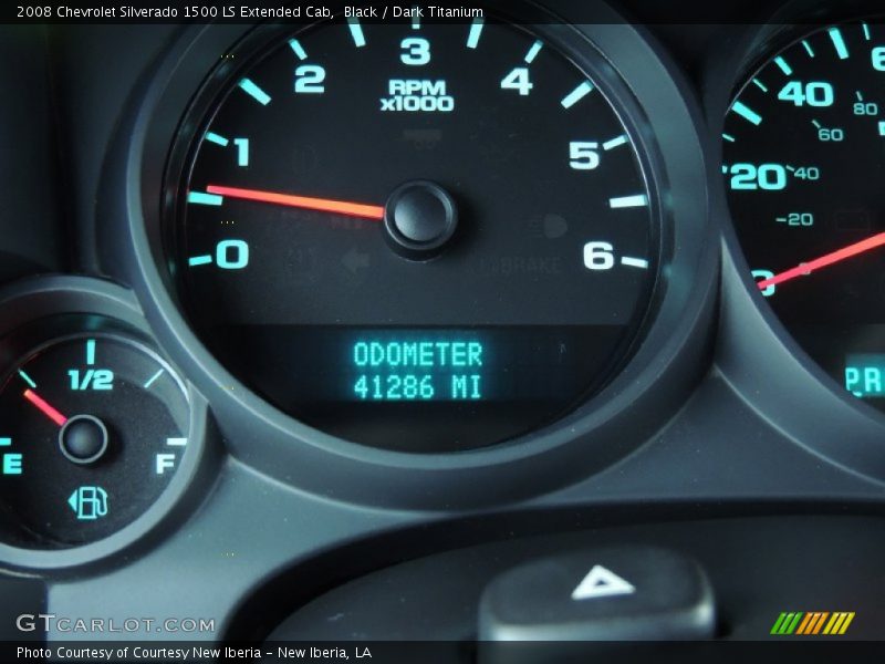 Black / Dark Titanium 2008 Chevrolet Silverado 1500 LS Extended Cab