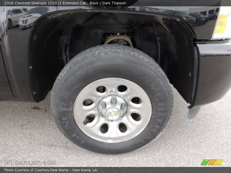 Black / Dark Titanium 2008 Chevrolet Silverado 1500 LS Extended Cab