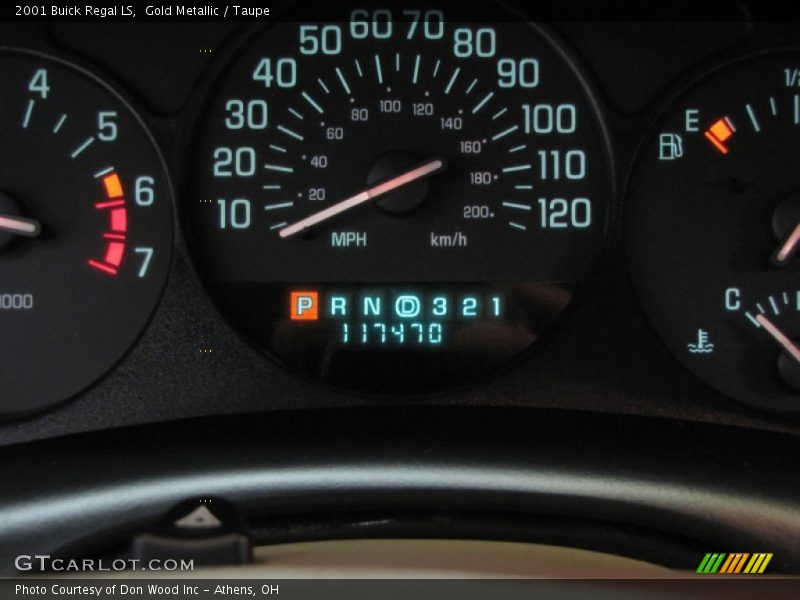Gold Metallic / Taupe 2001 Buick Regal LS
