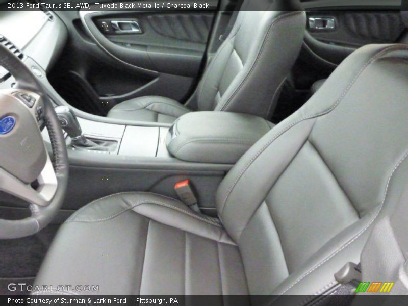 Tuxedo Black Metallic / Charcoal Black 2013 Ford Taurus SEL AWD
