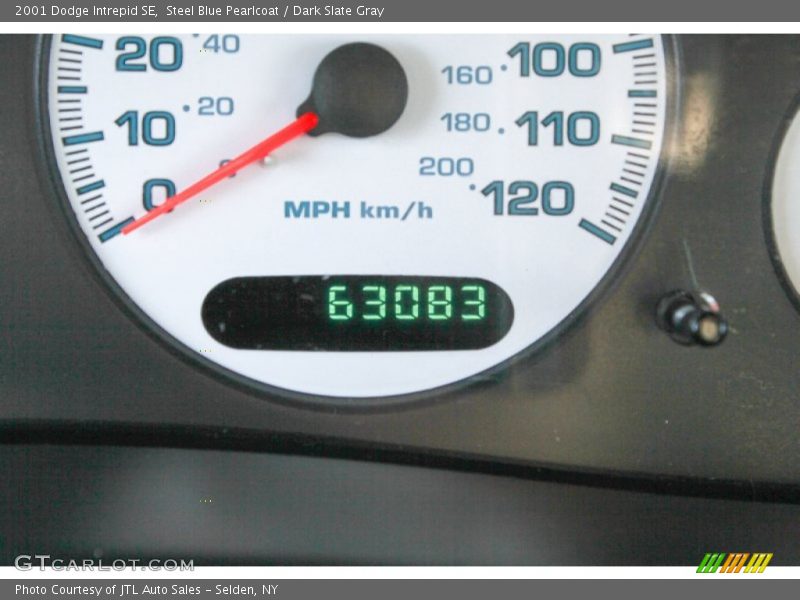 Steel Blue Pearlcoat / Dark Slate Gray 2001 Dodge Intrepid SE