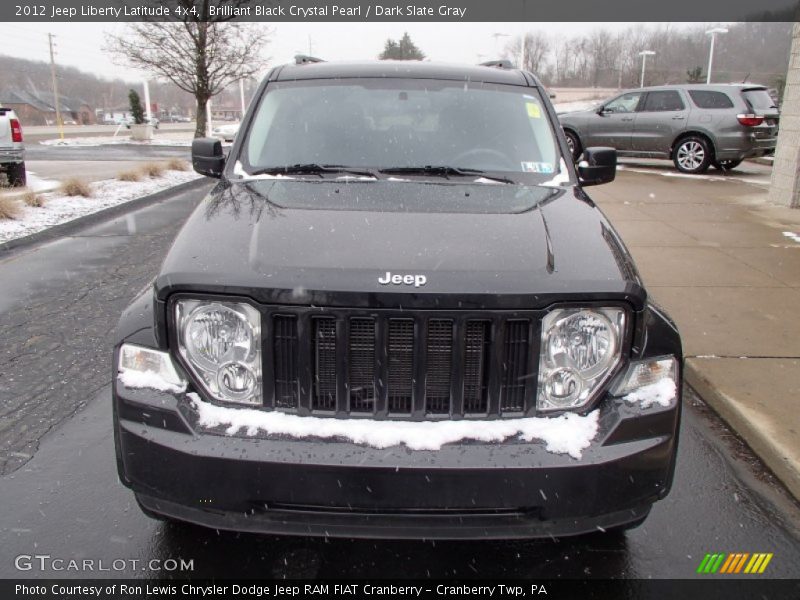Brilliant Black Crystal Pearl / Dark Slate Gray 2012 Jeep Liberty Latitude 4x4