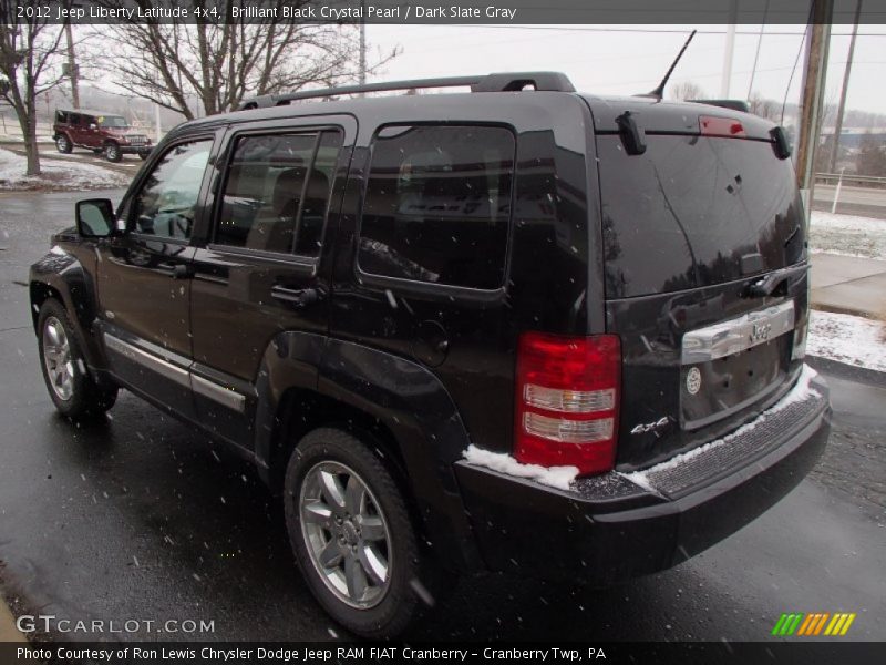 Brilliant Black Crystal Pearl / Dark Slate Gray 2012 Jeep Liberty Latitude 4x4