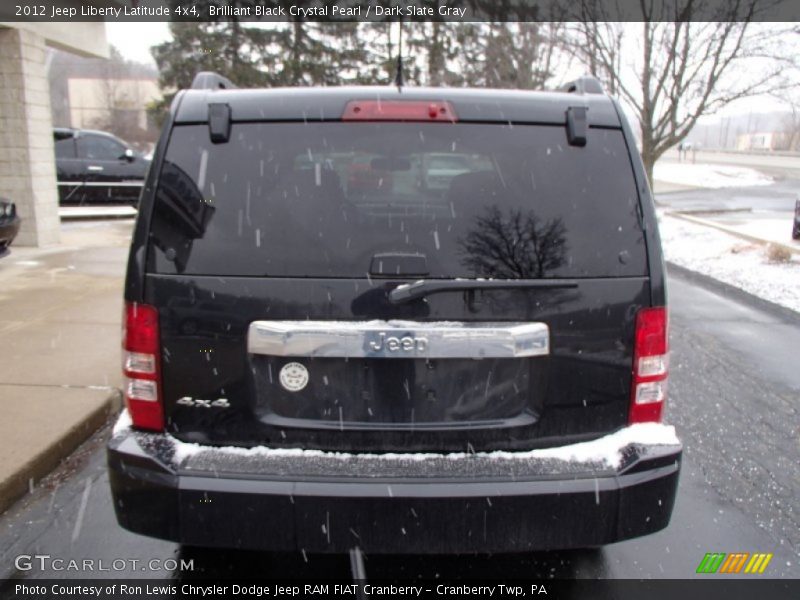 Brilliant Black Crystal Pearl / Dark Slate Gray 2012 Jeep Liberty Latitude 4x4