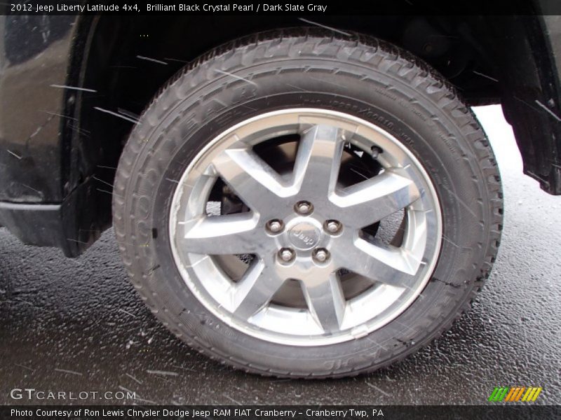 Brilliant Black Crystal Pearl / Dark Slate Gray 2012 Jeep Liberty Latitude 4x4