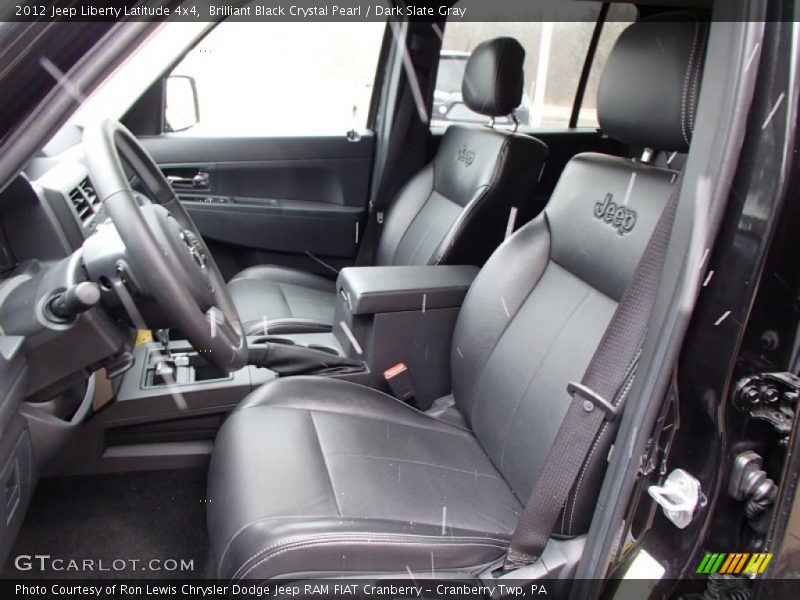 Brilliant Black Crystal Pearl / Dark Slate Gray 2012 Jeep Liberty Latitude 4x4