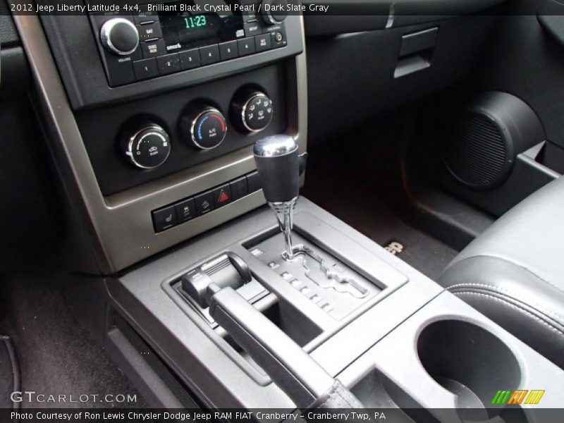 Brilliant Black Crystal Pearl / Dark Slate Gray 2012 Jeep Liberty Latitude 4x4