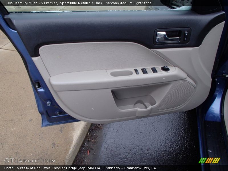 Sport Blue Metallic / Dark Charcoal/Medium Light Stone 2009 Mercury Milan V6 Premier