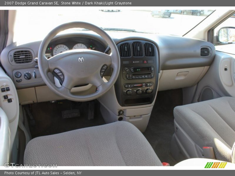 Dark Khaki/Light Graystone Interior - 2007 Grand Caravan SE 
