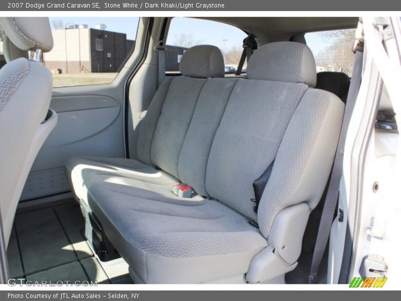 Stone White / Dark Khaki/Light Graystone 2007 Dodge Grand Caravan SE
