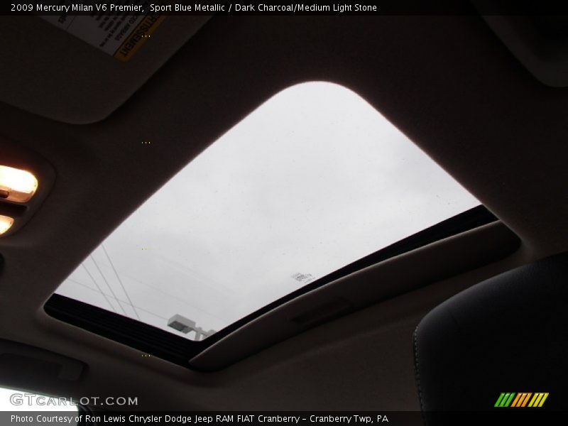 Sport Blue Metallic / Dark Charcoal/Medium Light Stone 2009 Mercury Milan V6 Premier