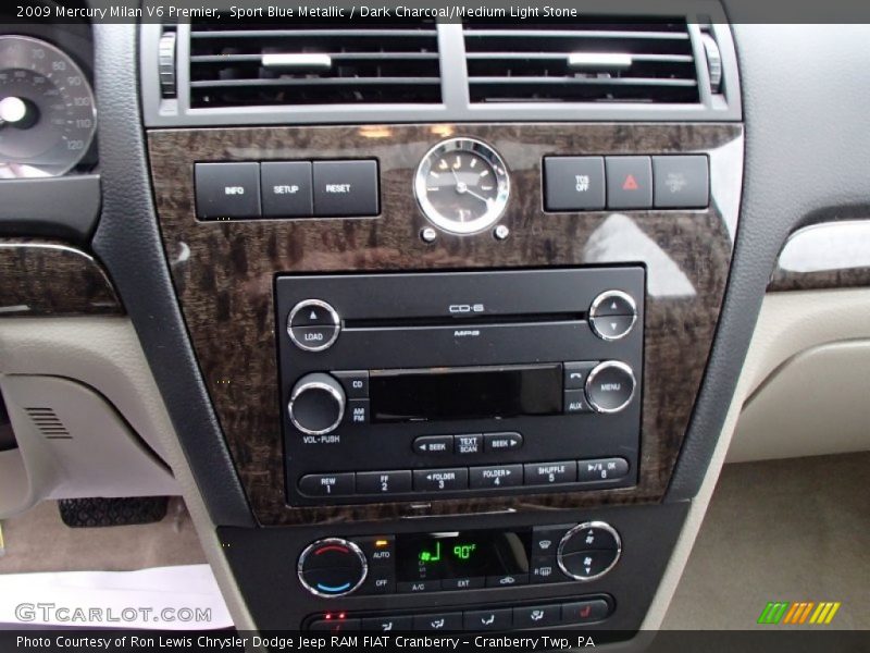 Controls of 2009 Milan V6 Premier