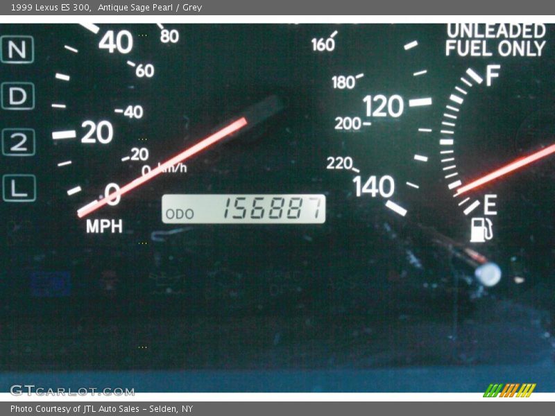 Antique Sage Pearl / Grey 1999 Lexus ES 300
