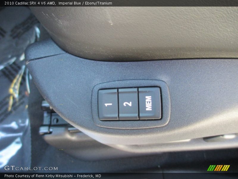 Imperial Blue / Ebony/Titanium 2010 Cadillac SRX 4 V6 AWD