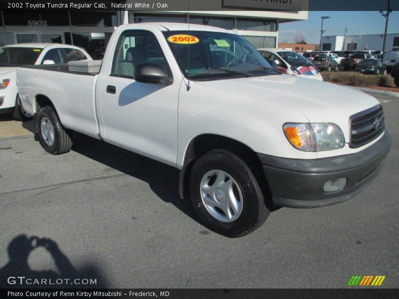 Natural White / Oak 2002 Toyota Tundra Regular Cab