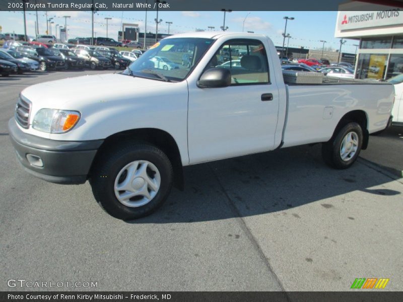 Natural White / Oak 2002 Toyota Tundra Regular Cab