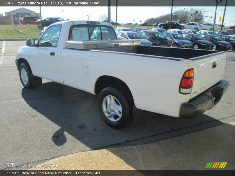 Natural White / Oak 2002 Toyota Tundra Regular Cab