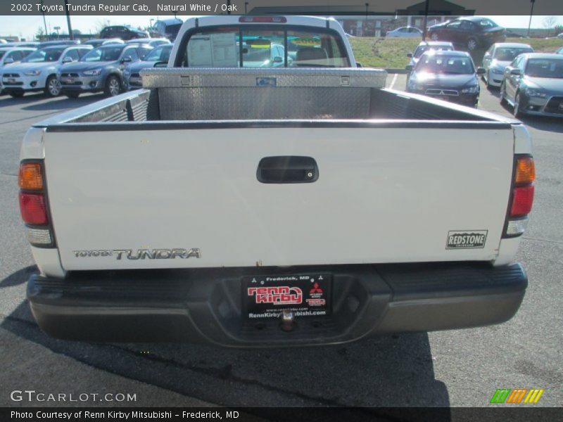 Natural White / Oak 2002 Toyota Tundra Regular Cab