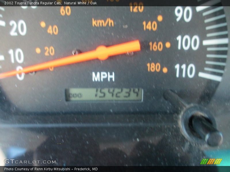 Natural White / Oak 2002 Toyota Tundra Regular Cab