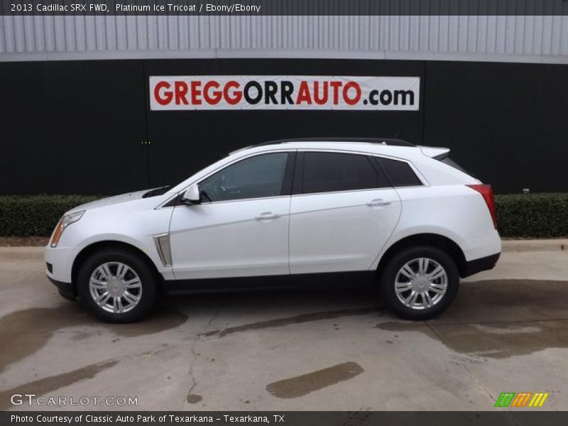 Platinum Ice Tricoat / Ebony/Ebony 2013 Cadillac SRX FWD
