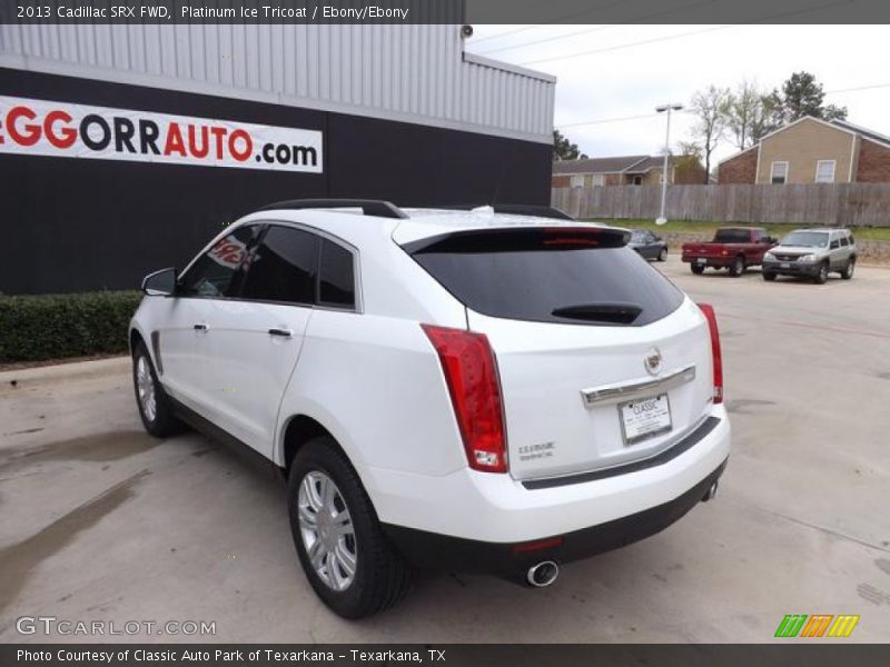 Platinum Ice Tricoat / Ebony/Ebony 2013 Cadillac SRX FWD