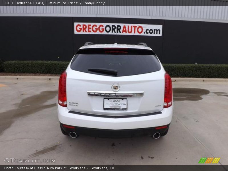 Platinum Ice Tricoat / Ebony/Ebony 2013 Cadillac SRX FWD