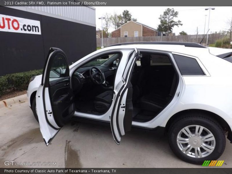 Platinum Ice Tricoat / Ebony/Ebony 2013 Cadillac SRX FWD