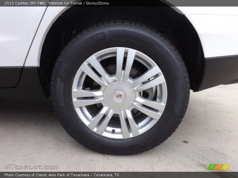 Platinum Ice Tricoat / Ebony/Ebony 2013 Cadillac SRX FWD