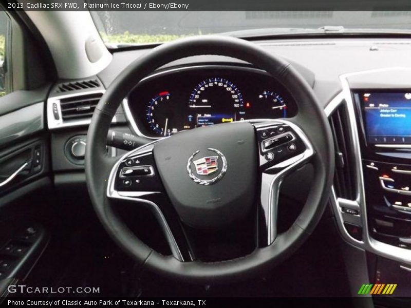 Platinum Ice Tricoat / Ebony/Ebony 2013 Cadillac SRX FWD